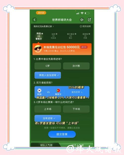 世界杯竞猜APP热门赛事推荐分析 世界杯竞猜APP热门赛事推荐分析